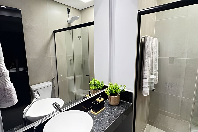 Studio moderno para duas pessoas casal