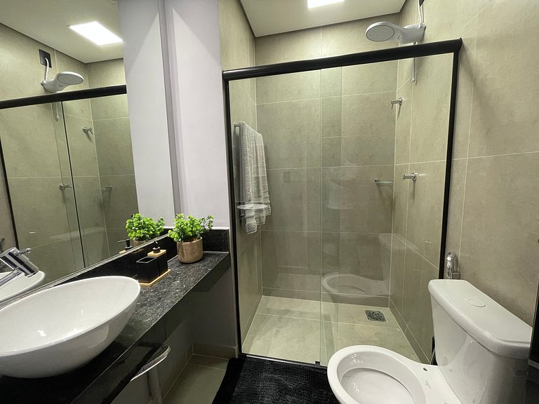 Studio moderno para duas pessoas casal