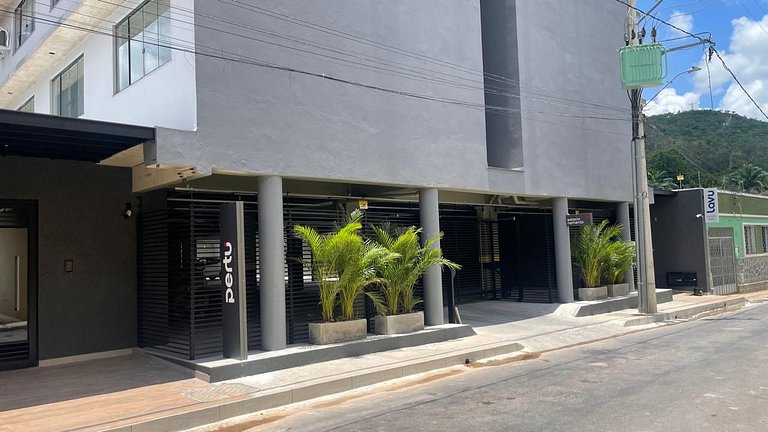 Studio moderno para duas pessoas casal